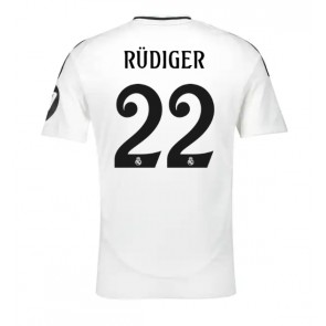 Real Madrid Antonio Rudiger #22 Hemmatröja 2024-25 Kortärmad